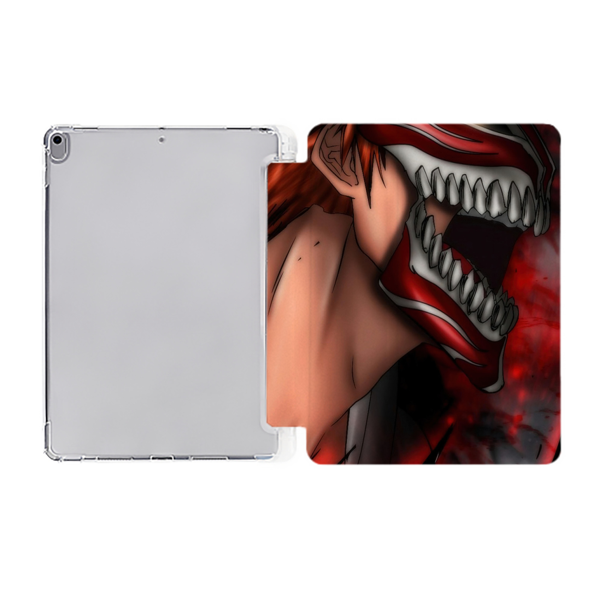 （画像用） ブリーチ BLEACH IPad ケース ペン収納付き 三つ折りスタンド PUレザー×シリコン 対応機種9.5/10.5/10.9インチ